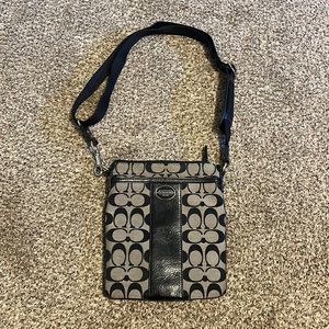 Black Coach crossbody